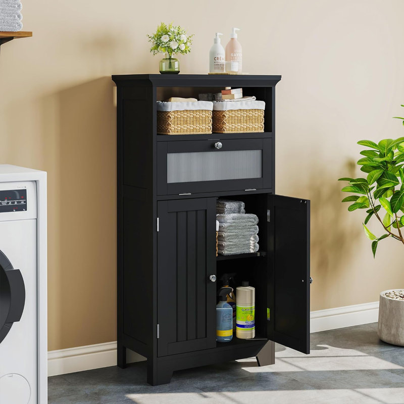 Rebrilliant Nasheem Freestanding Bathroom Cabinet | Wayfair